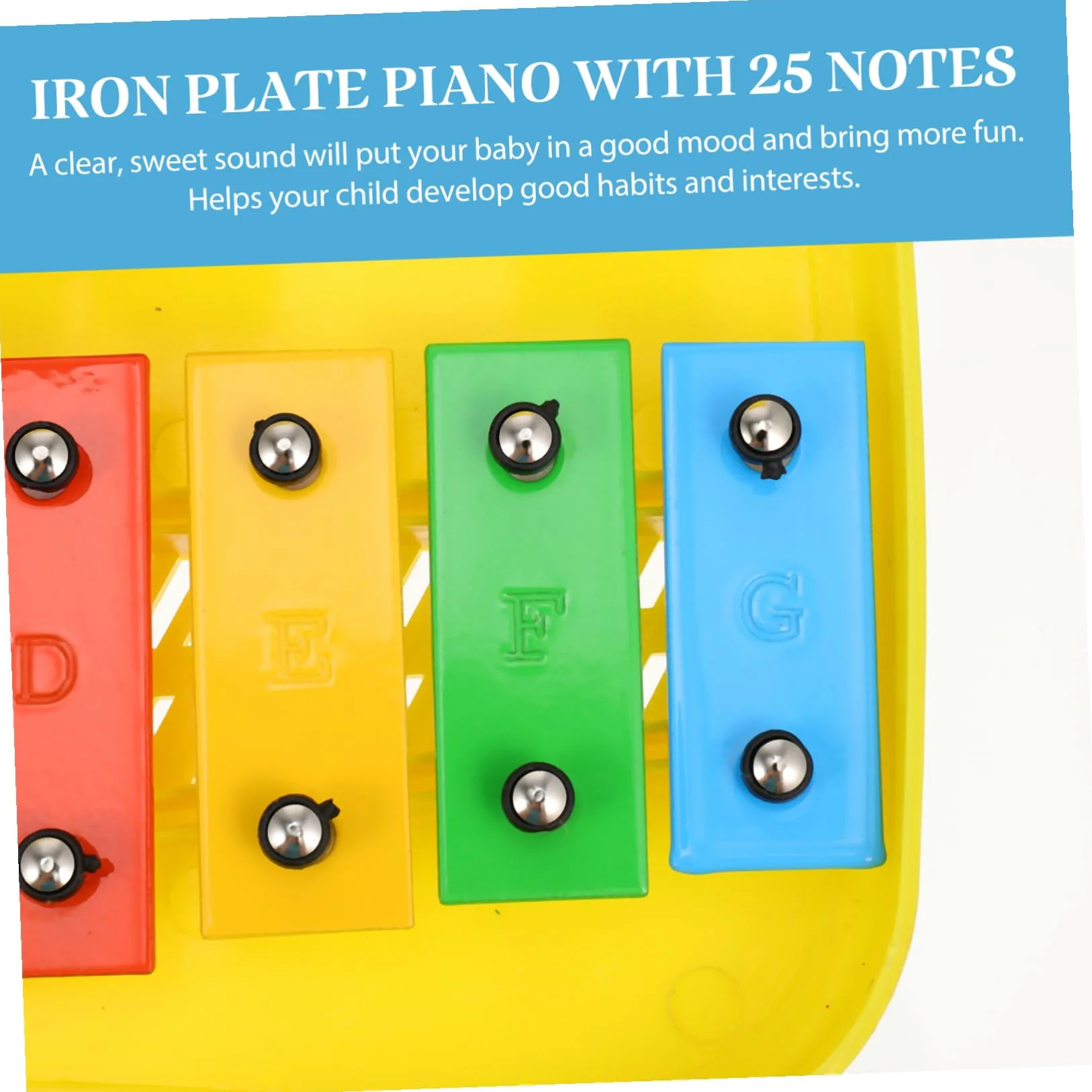 Mikinona Metallofono per Note Colorate Strumento Musicale Percussione Educativo Portatile e Durevole per Sviluppo Ritmo e Interesse Musicale