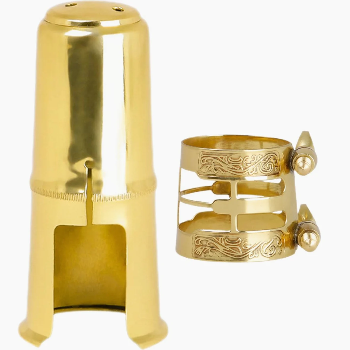 ibasenice 4sets Accessori Per Sax e Clarinetto Cappuccio Con Clip Decorativa Facile Da Installare Resistente e Duraturo Strumenti Musicali Per Professionisti e Principianti