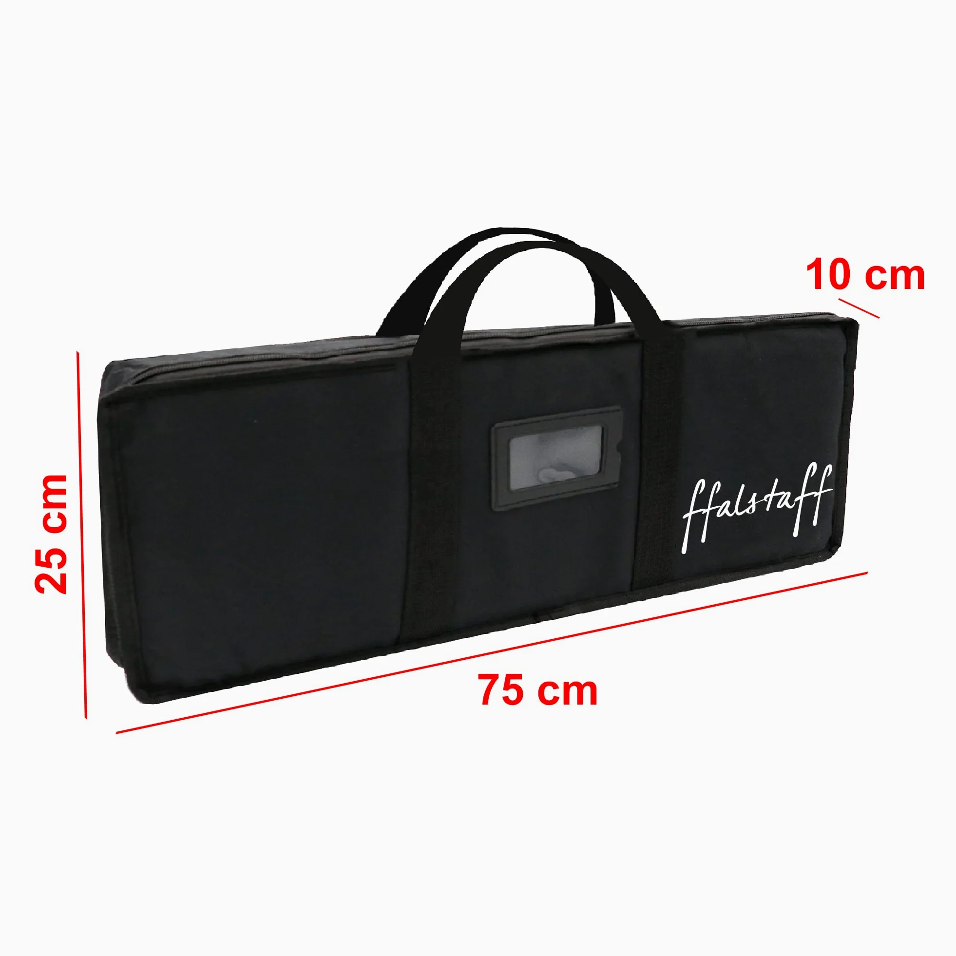 ffalstaff SMART-49 Tastiera Elettronica 49 Tasti per uso Ludico con Borsa, Adesivi con Notazione Italiana, Microfono, Alimentatore di rete e E-book "Suona la Tastiera" (Italian Design)