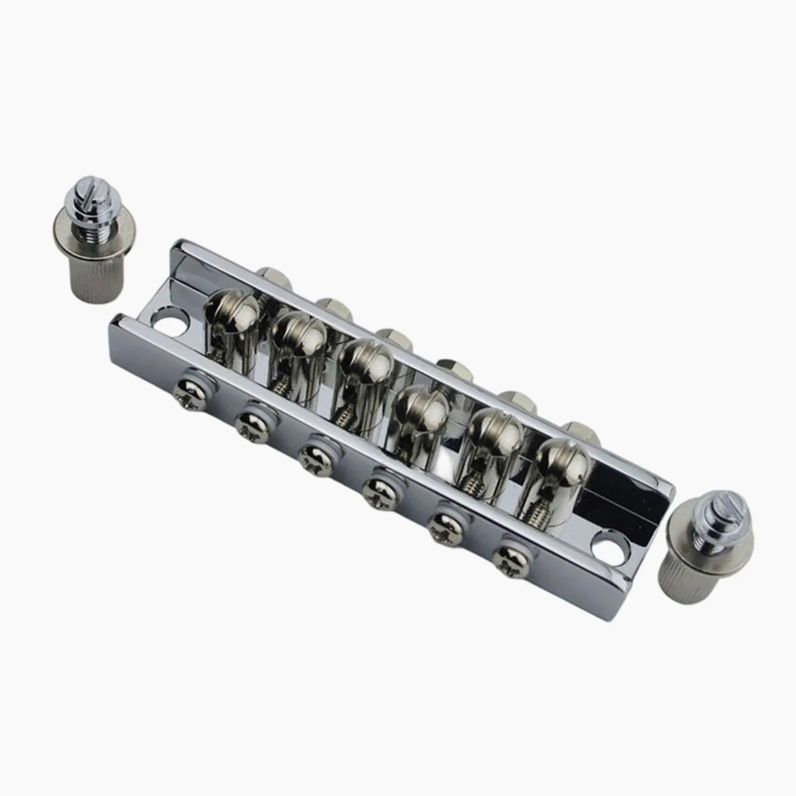 Accessori Per Strumenti Con Cuscinetti A Sfera In Argento Per Ponte Per Chitarra Elettrica A Sei Corde | Ponte per chitarra