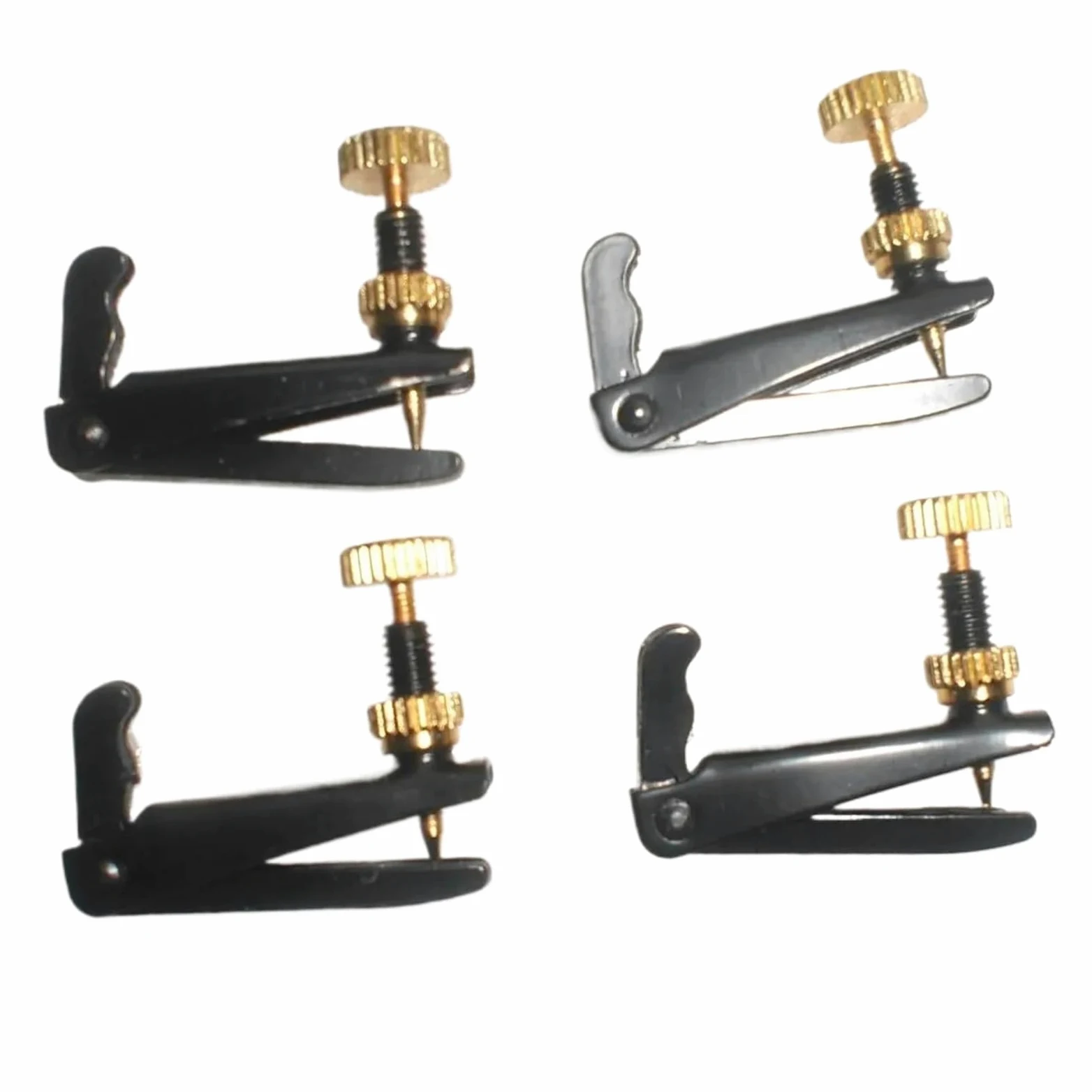 Accessori Per Violino Accordatore Di Precisione Per Violino Da 52 Pezzi Da 3/4 A 4/4 Hardware In Metallo Nero E Oro