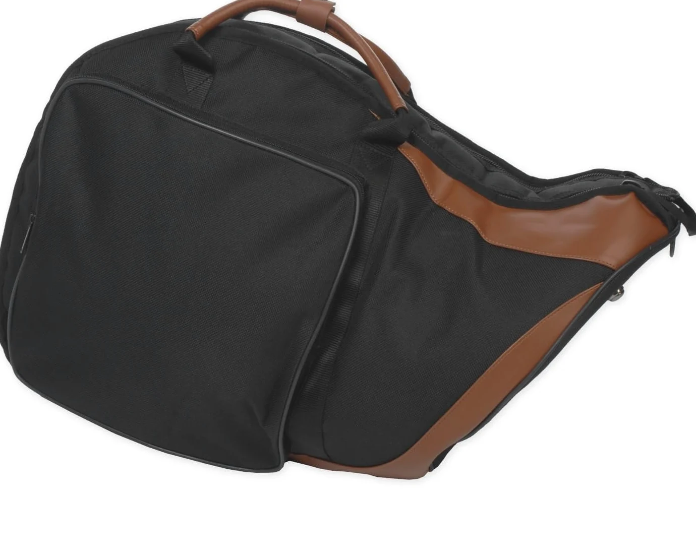 Soundman Custodia per corno di bosco – con funzione zaino e ampio scomparto per accessori – French Horn Case/Borsa per corno di bosco