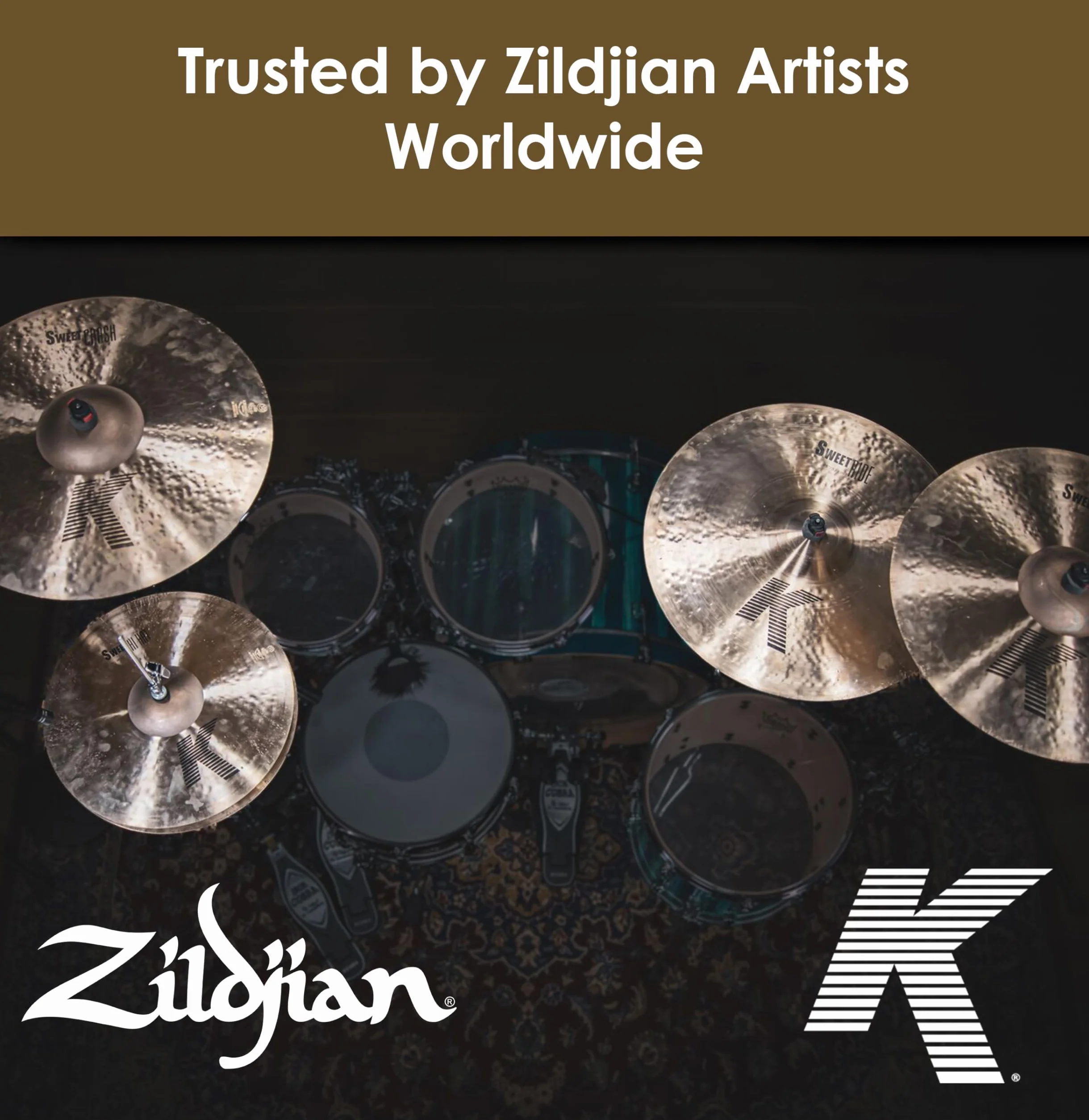 Zildjian K Custom Series - 14" Sweet Hi Hat Pair