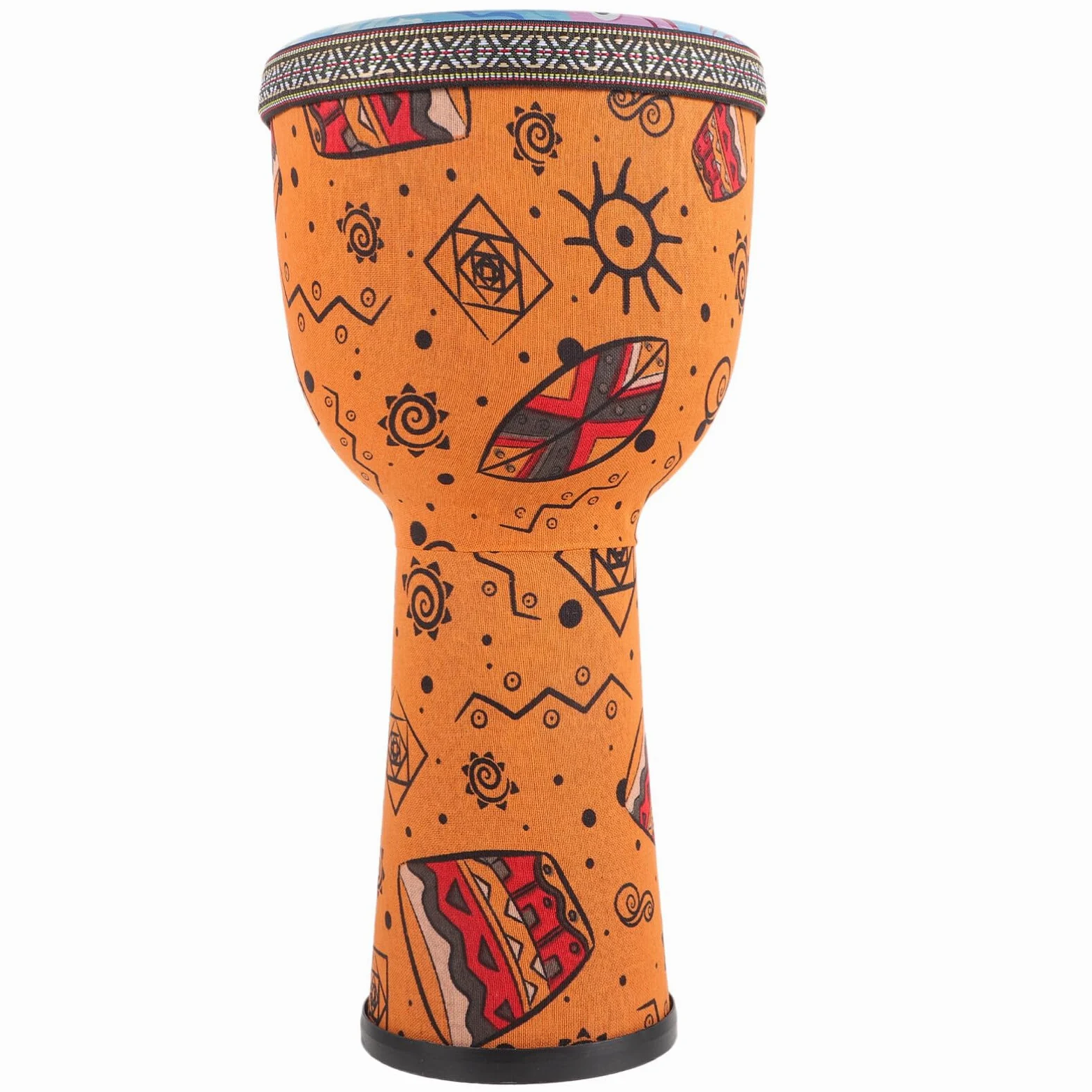 Garneck Tamburo Djembe Tamburo Bongo Professionale 8 Pollici Tamburello Stile Africano Occidentale Illuminazione Della Infanzia Strumenti Musicali Di Halloween Per Bambini
