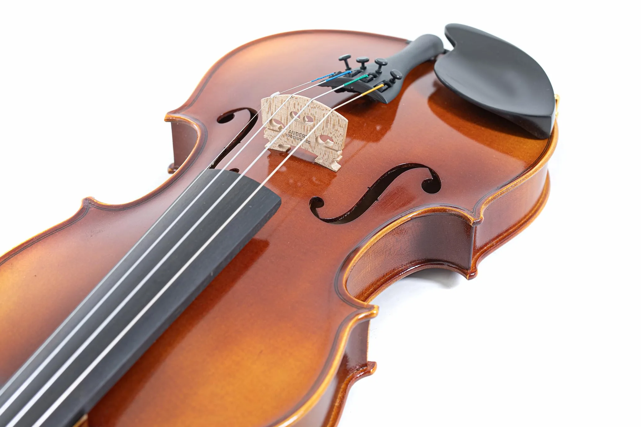 GEWA Set Violino Allegro VL 1 – 3/4 pronto per suonare, acero massello europeo e abete europeo, verniciato a mano, arco Massaranduba, corde Larsen Aurora, custodia per violino