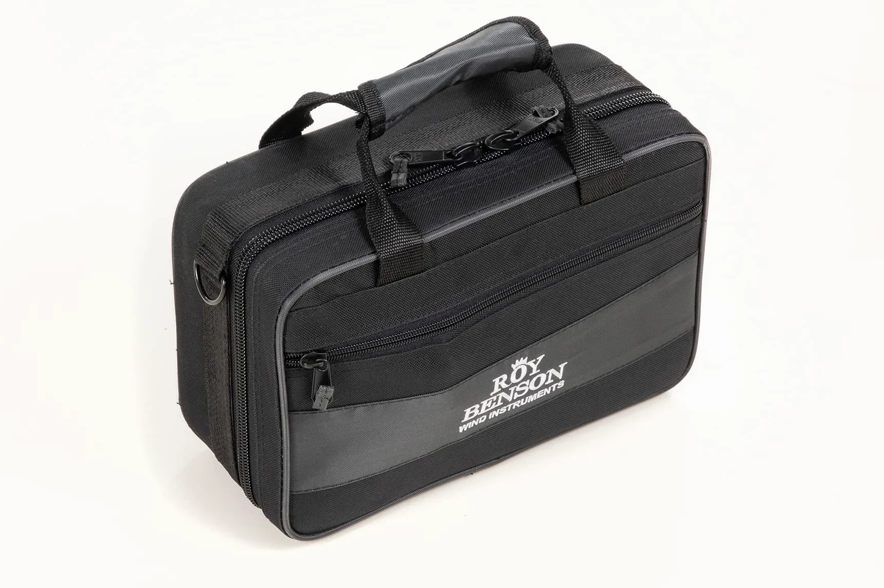 Roy Benson Bb pocket trumpet PT-101K (campana in ottone di precisione, leadpipe in ottone dorato, tromba tascabile di qualità, inclusa custodia protettiva rettangolare), Antracite