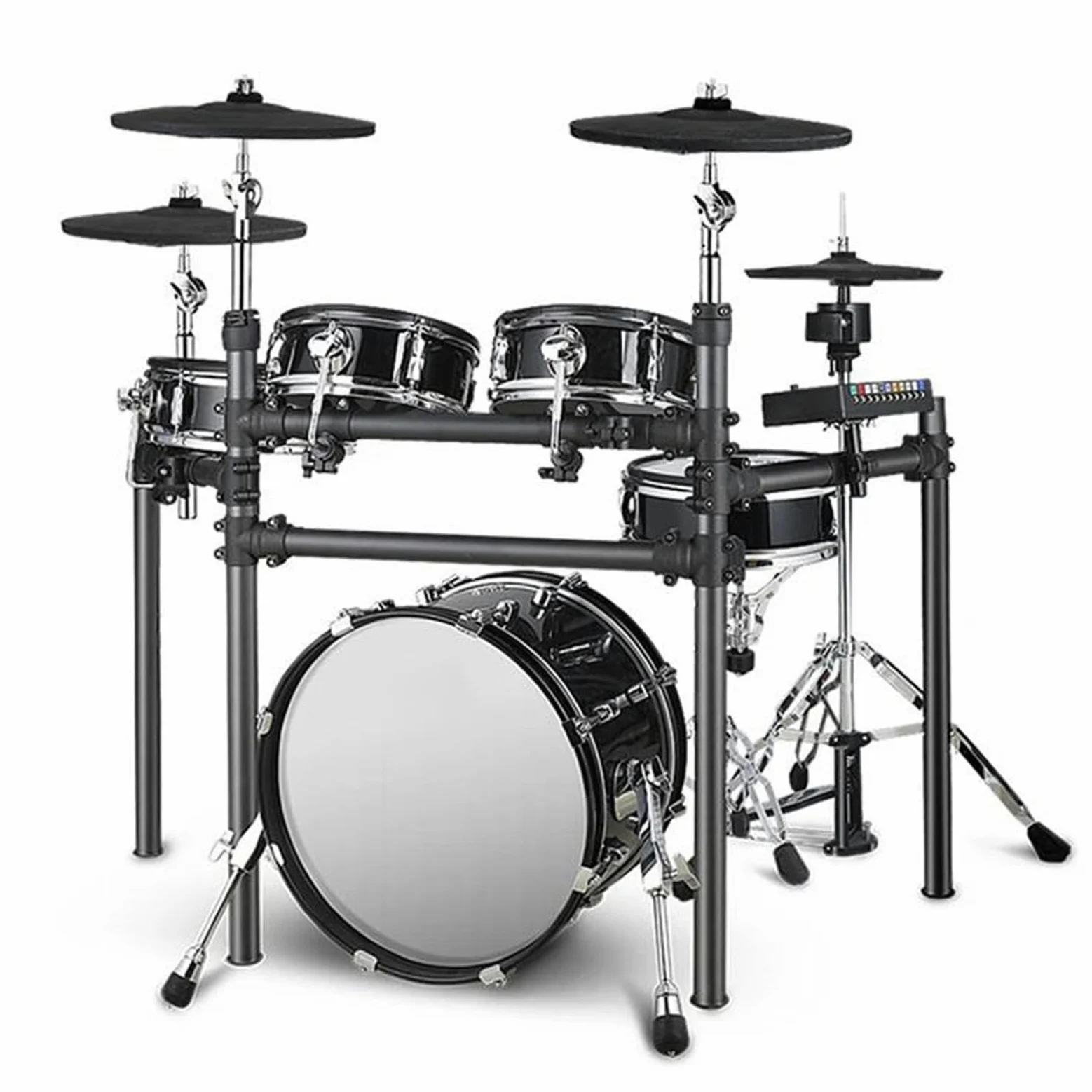 Batteria Elettronica Professionale Set Di Batteria Elettronica Per Adulti Strumento A Percussione Kit Di Batteria Batteria Elettronica Con Doppi Pedali