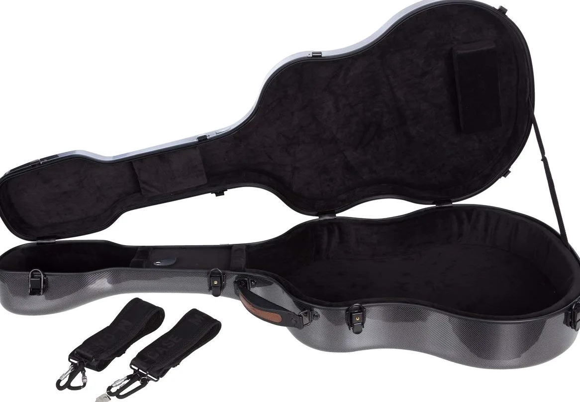M-Case Sagomata Custodia per chitarra acustica 41” - 4/4 Fiberglass Ultra Light point nero