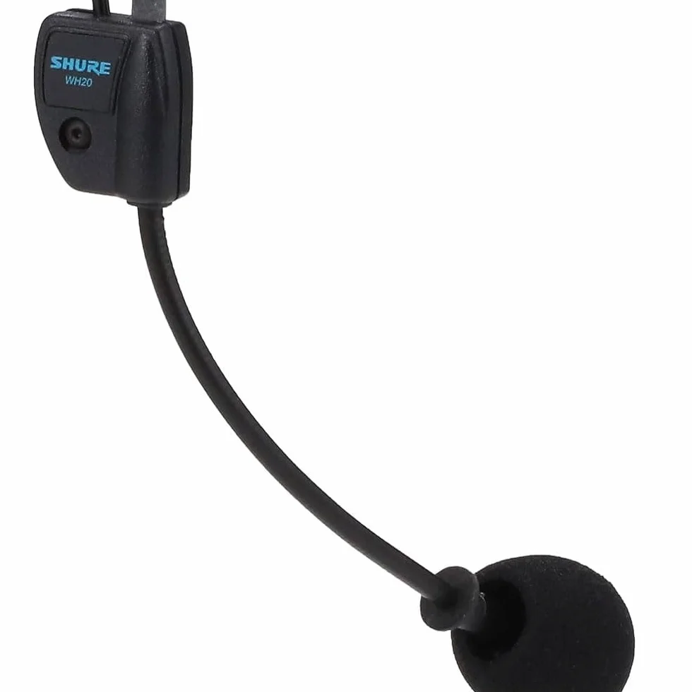 Shure WH20 Microfono auricolare dinamico (cablato) - robusto, leggero, sicuro, adatto per utenti a attivi microfoni, istruttori/musicisti, connettore XLR (WH20XLR)