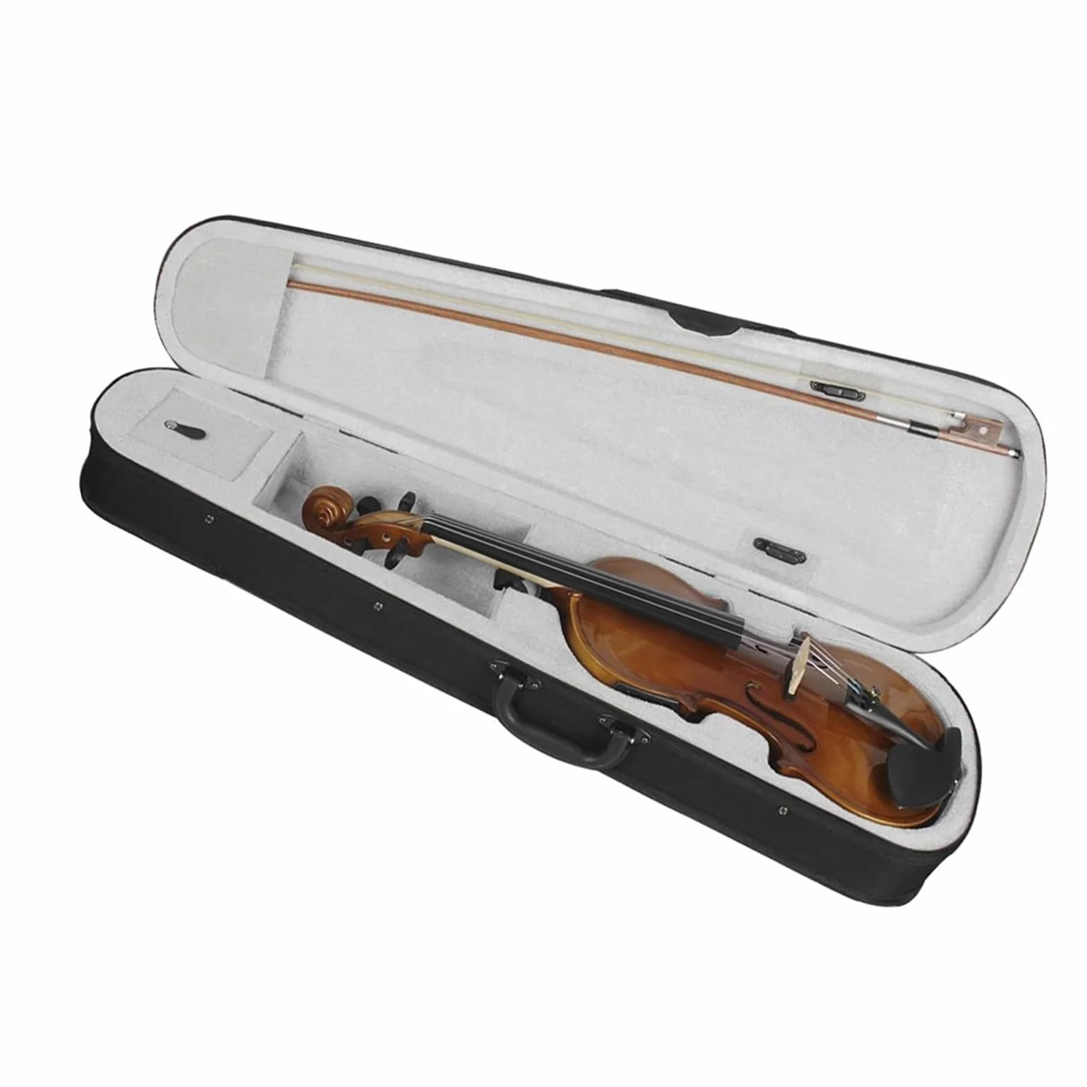 Violino Elettrico 4/4 In Legno Massello Accessorio Per Strumento A Corde Professionale Violino