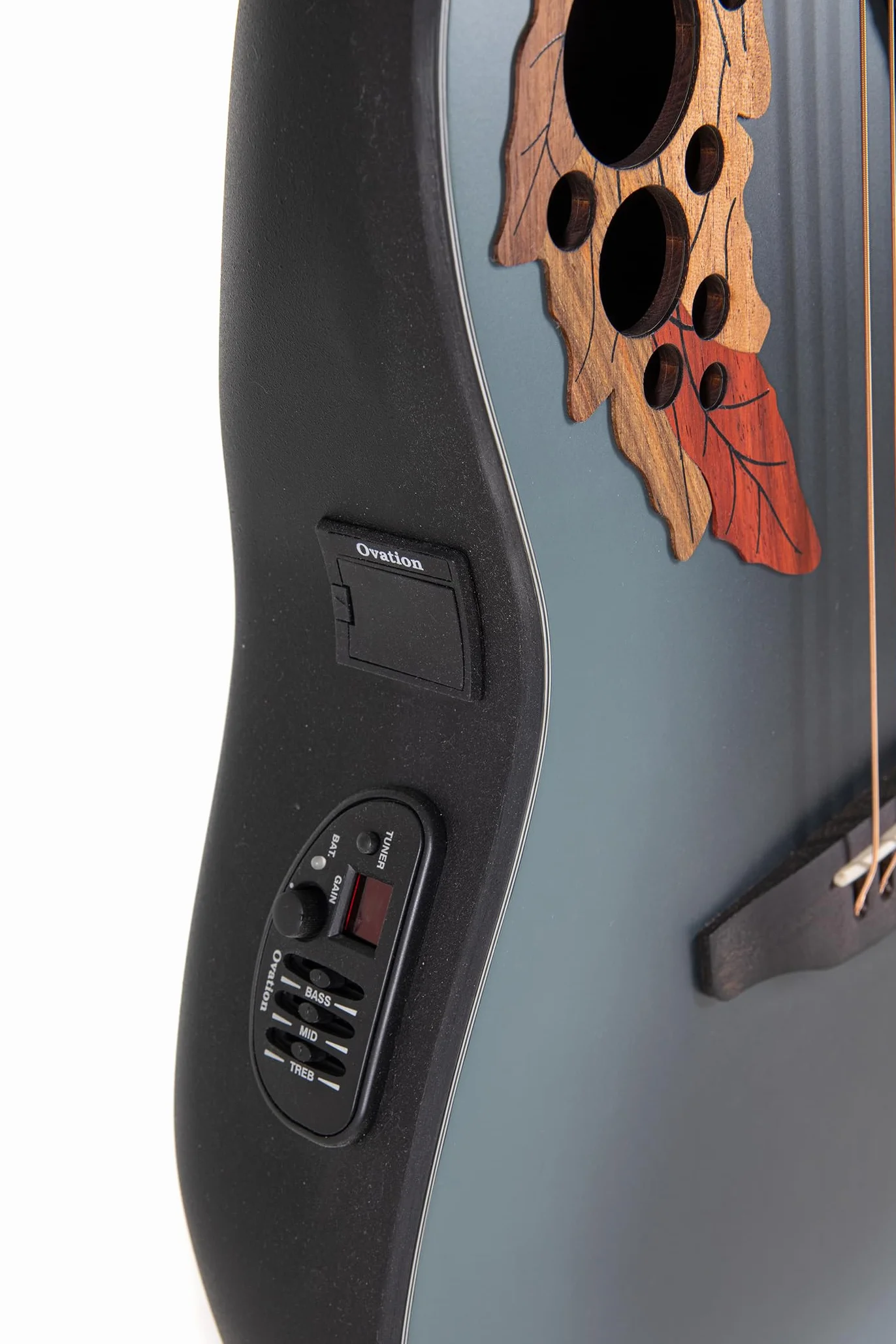 Ovation CE44-RBB Celebrity Elite Mid Depth Reverse Blue Burst Electro-Acoustic Guitar