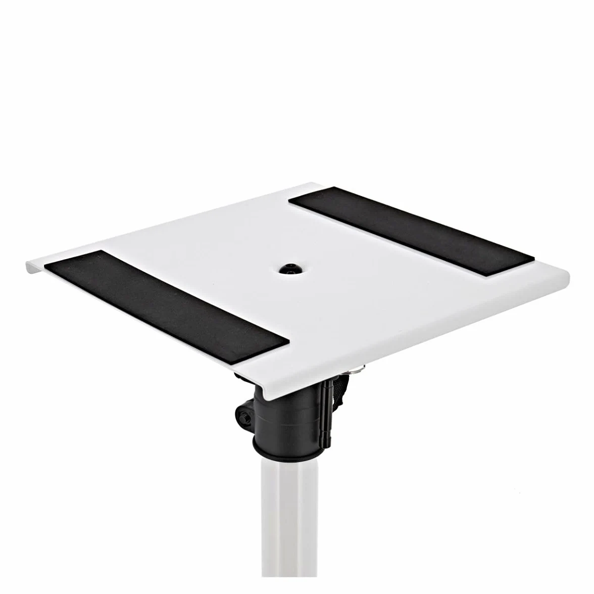 Gear4music Supporti Per Monitor Da Studio - Altezza Regolabile Bianco Supporto Monitor Casse Audio