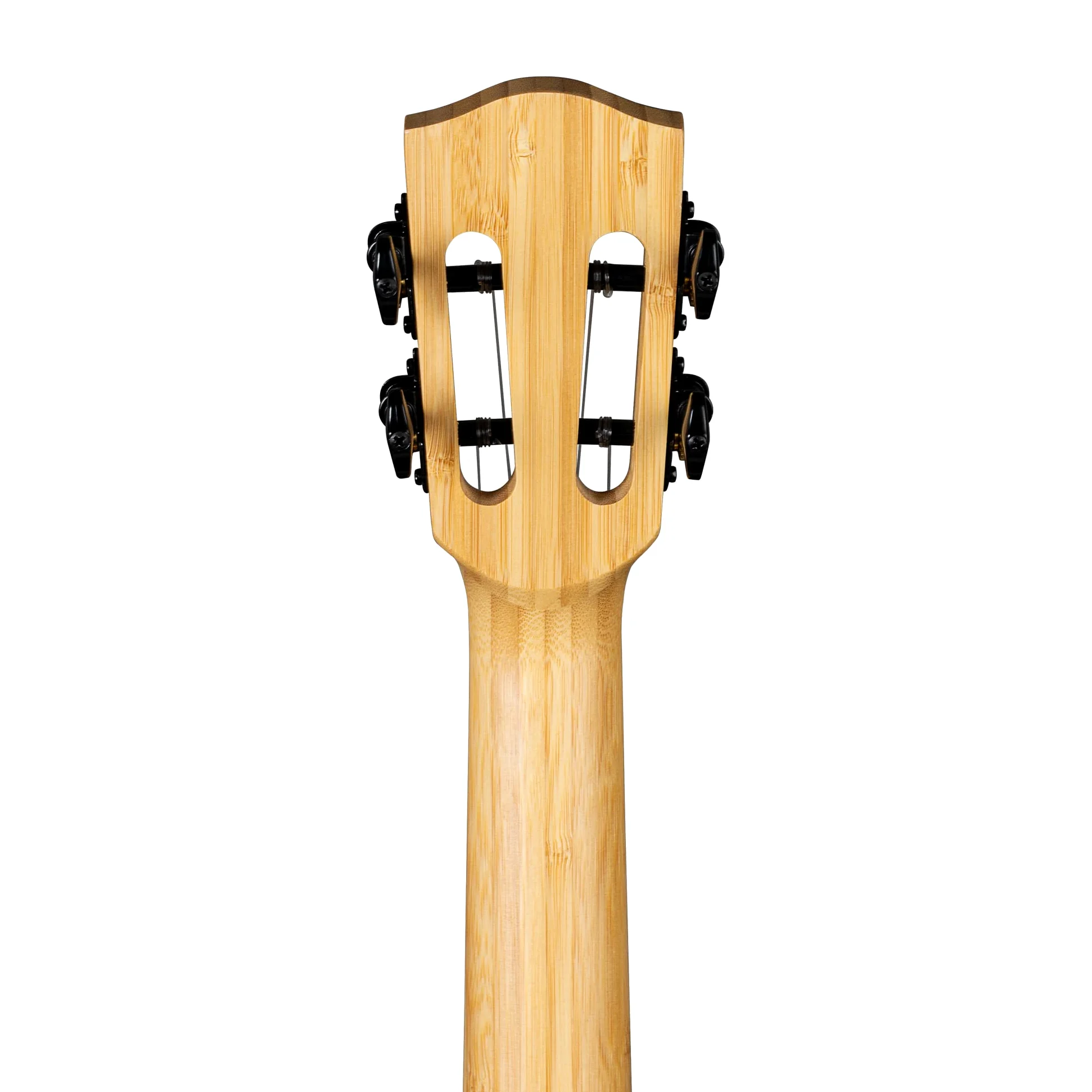 Cascha Ukulele soprano bambù naturale per adulti e bambini, con 3 plettri e custodia imbottita, ukulele in bambù per principianti o esperti, corde in carbonio di alta qualità