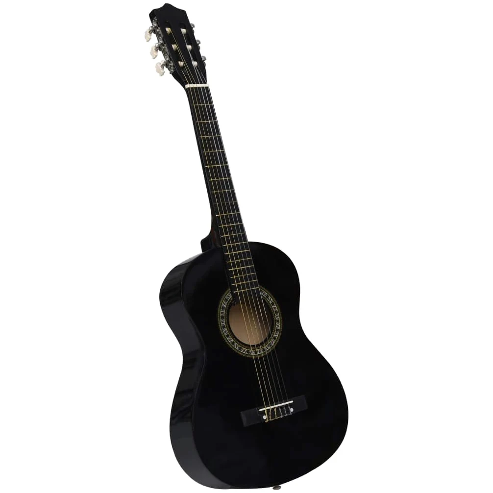 Chitarra Classica per Principianti e Bambini Nera 1/2 34",Arte e Svago,Hobby e Arti Creative,Strumenti Musicali,Strumenti a Corda,Chitarre-70126