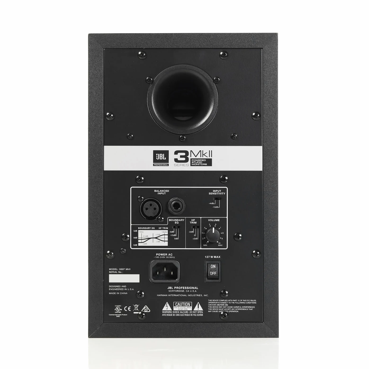 JBL Professional 305P MkII - Monitor da studio a 2 vie da 5" (305PMKII) (coppia)