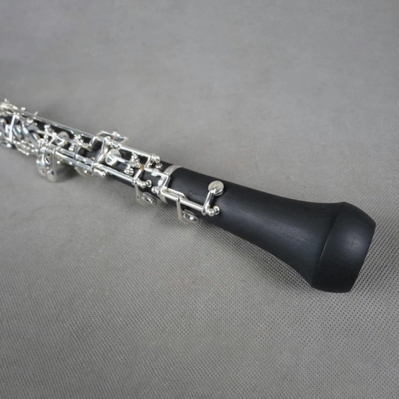 Oboe C Tono Bachelite Chiave Semiautomatica Placcata Argento Strumento Musicale Professionale per Adulti Oboe per Principianti