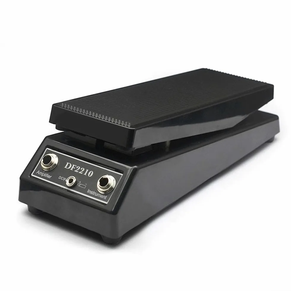 DAZZLEEX Wah-Wah DF2210 - Pedale per effetti per chitarra, con funzione Sweep e On-Off, struttura in ABS, compatibile con chitarre elettriche e bassi, colore: nero