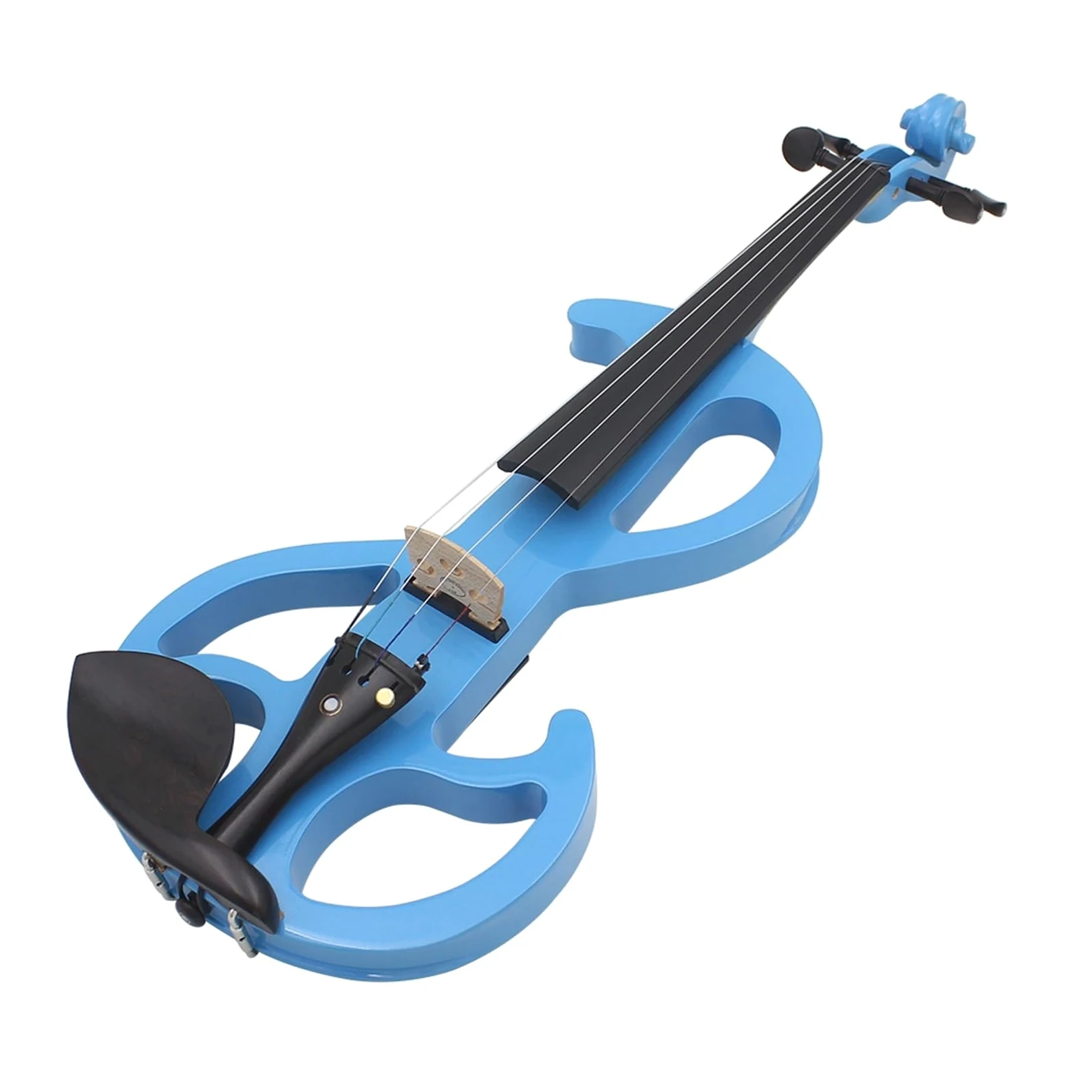 Violino Violino Elettronico Blu 4/4 Principiante Adulto Professionista Che Suona Strumenti di Violino Elettronico