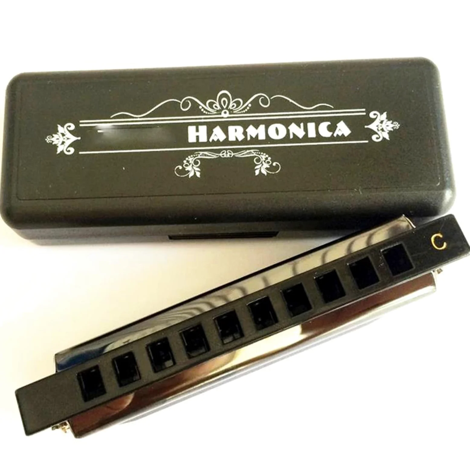 Armonica A 10 Fori Diatonica Blues Arpa Instrumento Musicale Organetto A Fiato Strumento Musicale