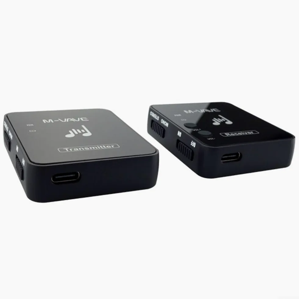 Auricolari wireless 2.4G, bassa latenza, per musicisti live stage (1 set)