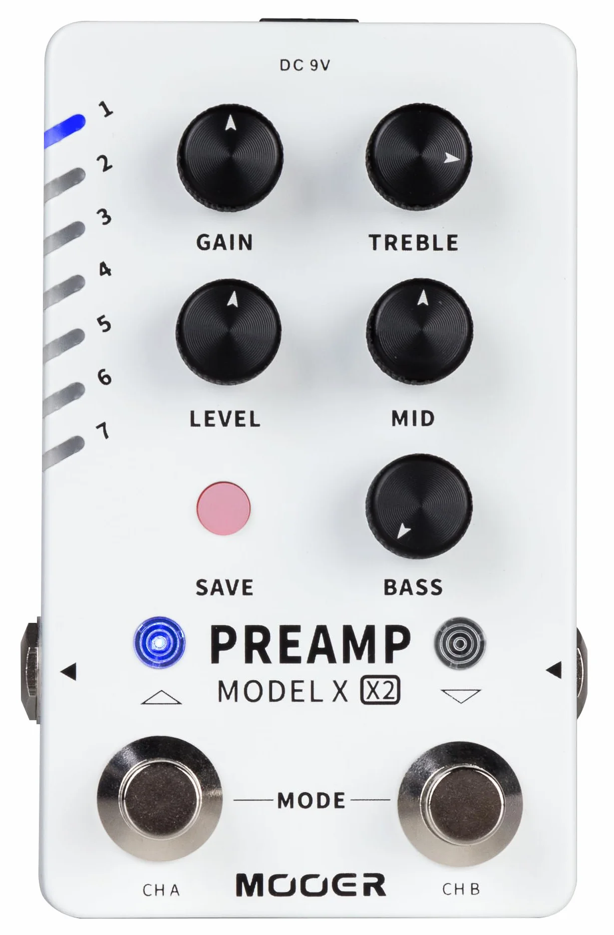 Mooer Preamp Model X2 - Preamp Digital Dual Channel