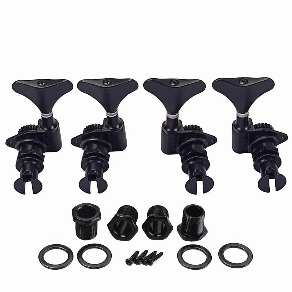 Nero 2R2L Ukulele Tuning Pioli Meccaniche per Ukulele Chitarra Ricambio