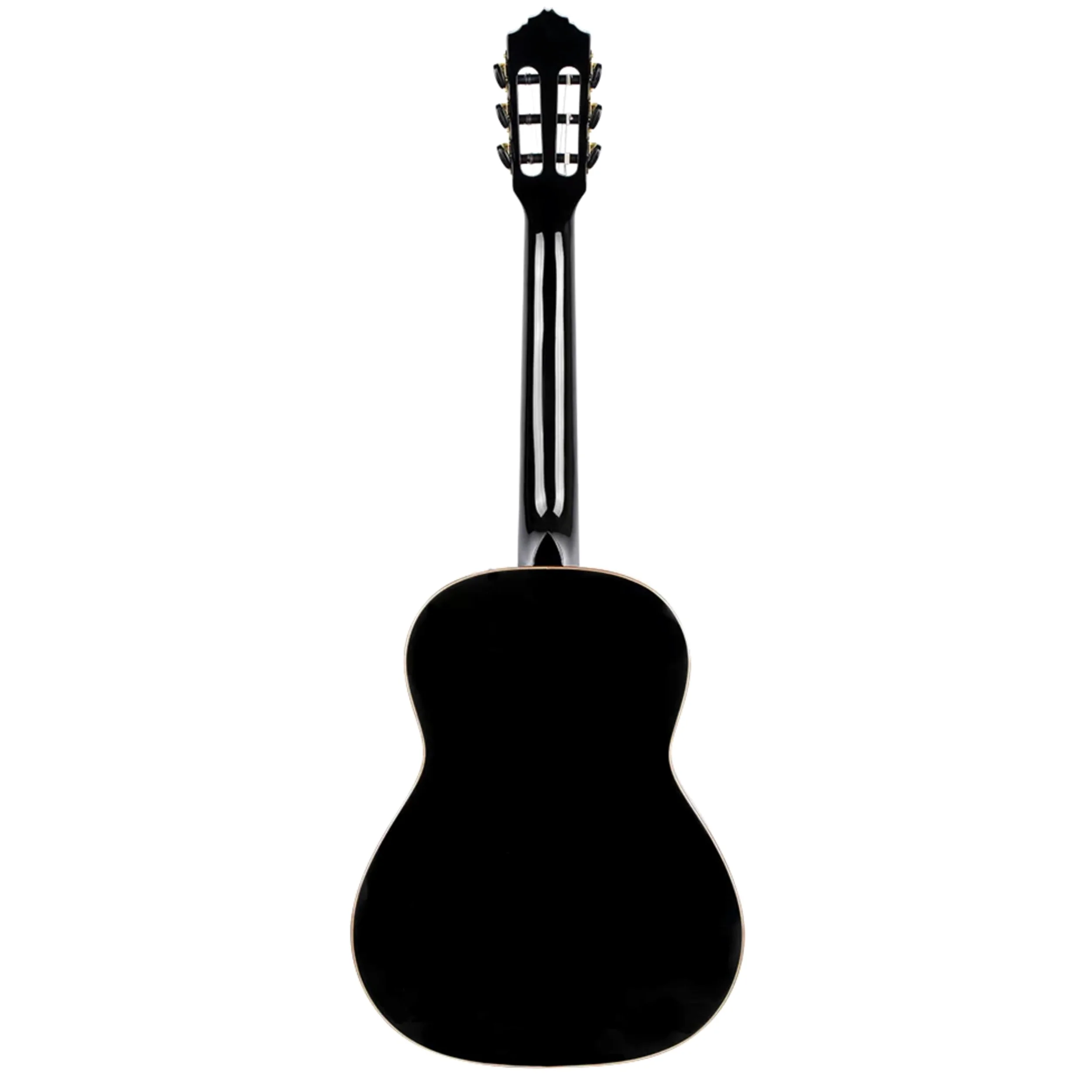 Ortega Guitars Chitarra Concerto Nera Misura 3/4 - Serie Family - include Gig Bag - mogano/top in abete (R221BK-3/4)