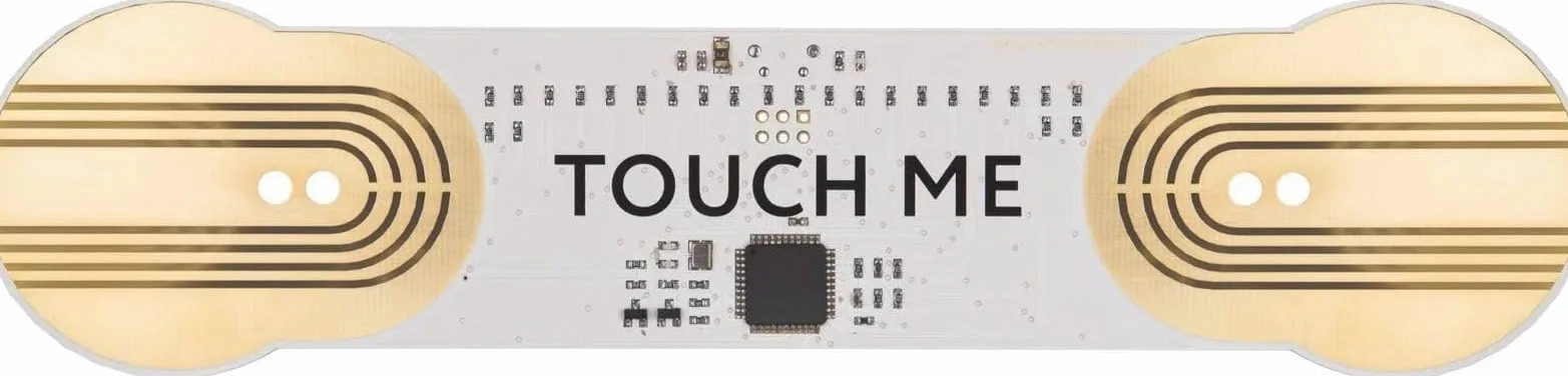 Playtronica TouchMe Midi Controller (controller MIDI sensibile al tocco, produzione musicale, compatibile con sintetizzatori e computer, formato palmare, interfaccia audio), nero