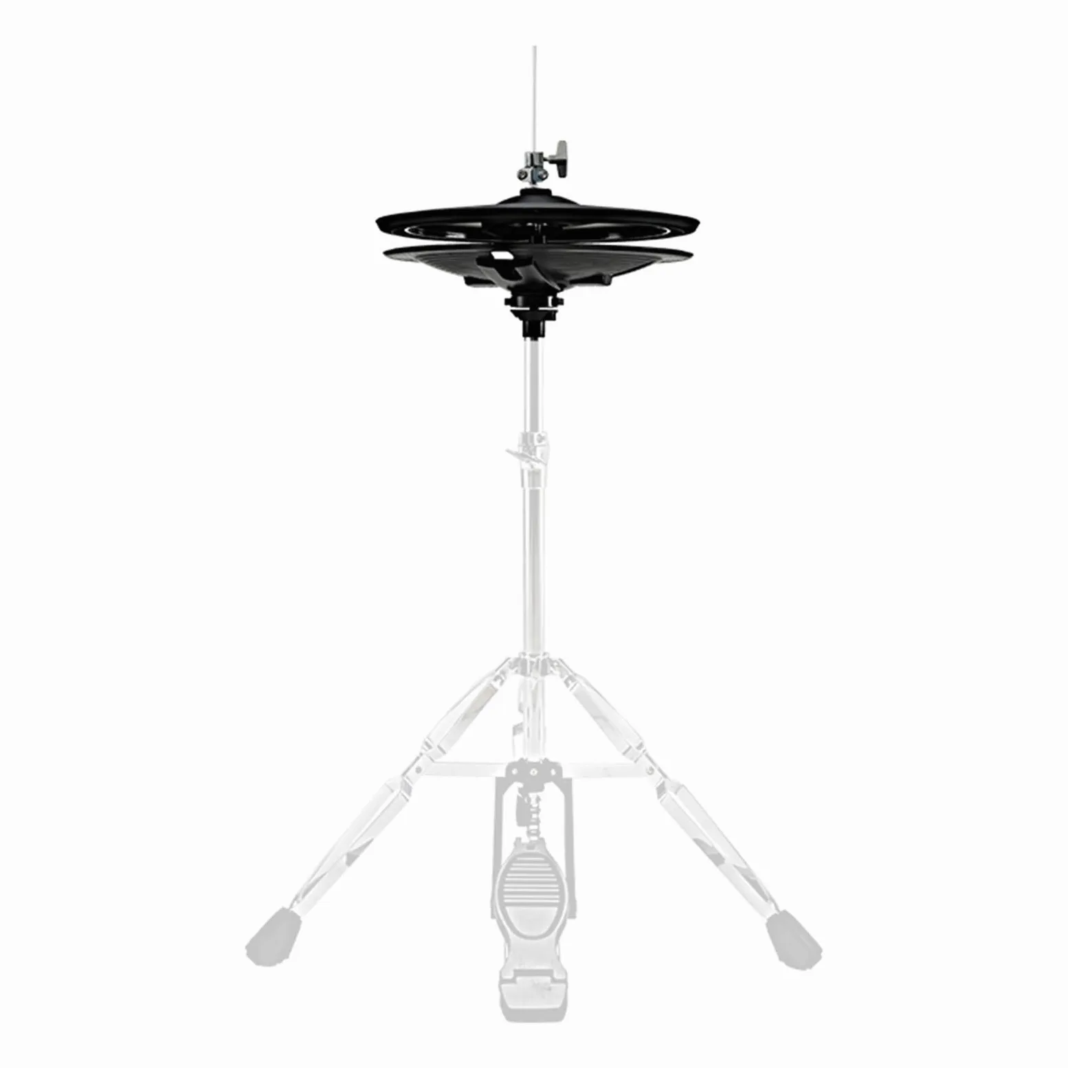 Piatti Hi-hat da 35,6 cm con batteria elettronica, design indipendente per un suono migliorato, ideali per pratica e prestazioni, supporto non incluso