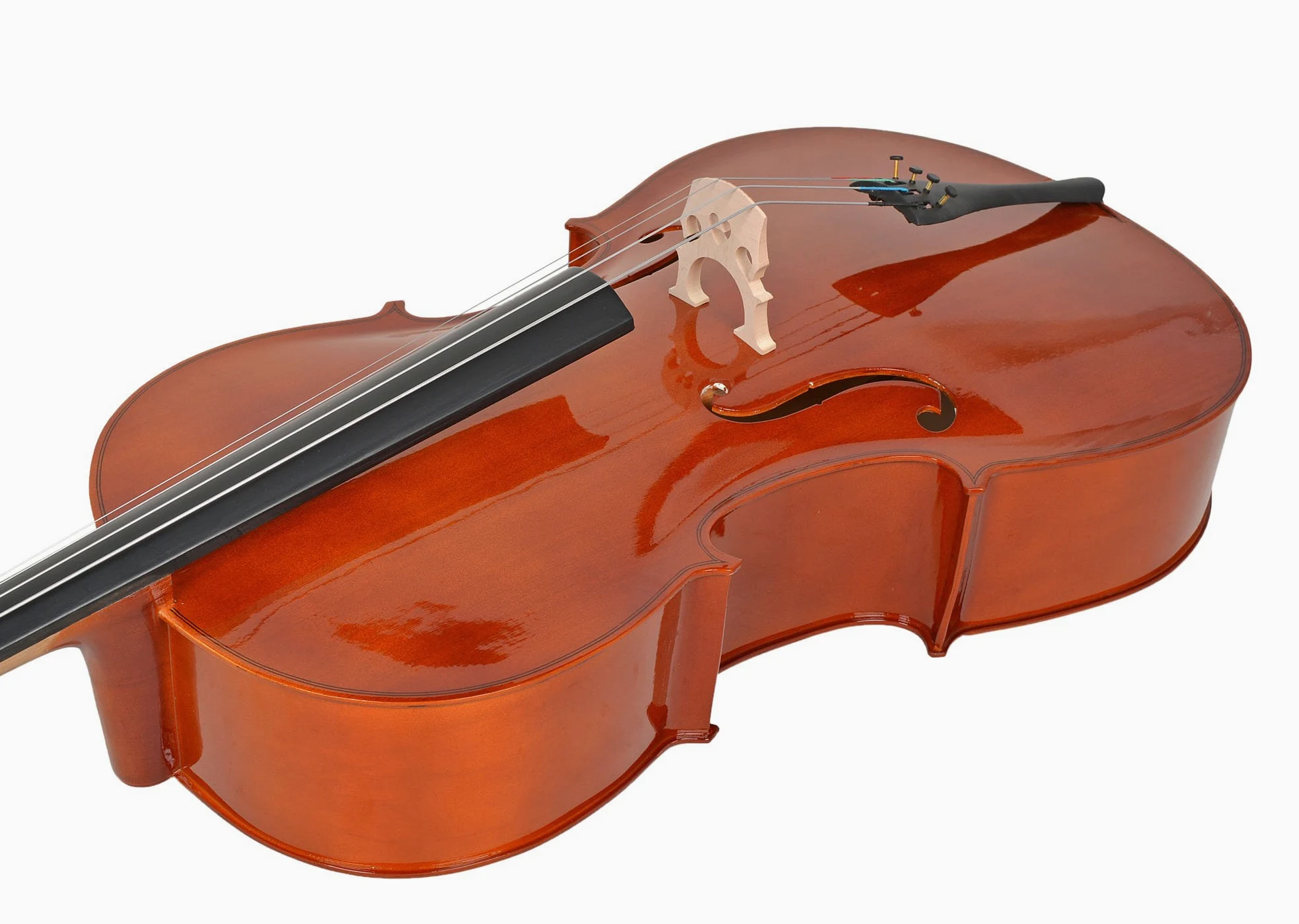 Violoncello classico TS-IDEEN completo di arco, custodia e colofónia. Color legno naturale con finitura lucida. Dimensioni regolari (4/4).