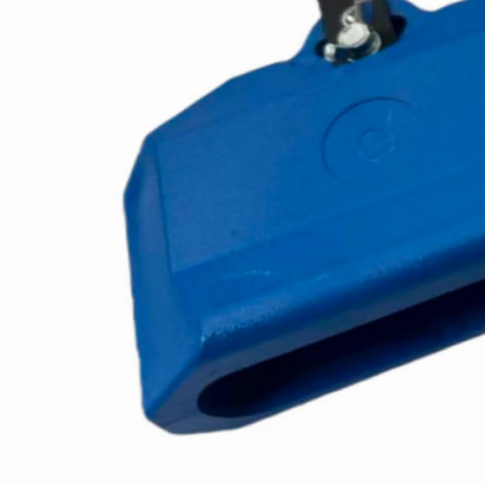 Set di Campanacci Da 4", 5" E 6" con Blocco di Percussioni Musicali con Supporto per Batteria, Esibizione in Festival, Blu