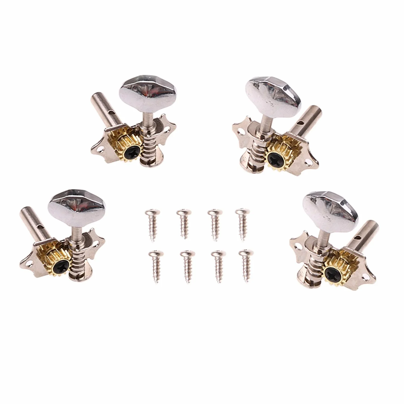 Meccanico accordatore 1 Set Ukulele String Tuning Pygs Sintonizzatori Per Ukulele Uke Chitarra Con Viti
