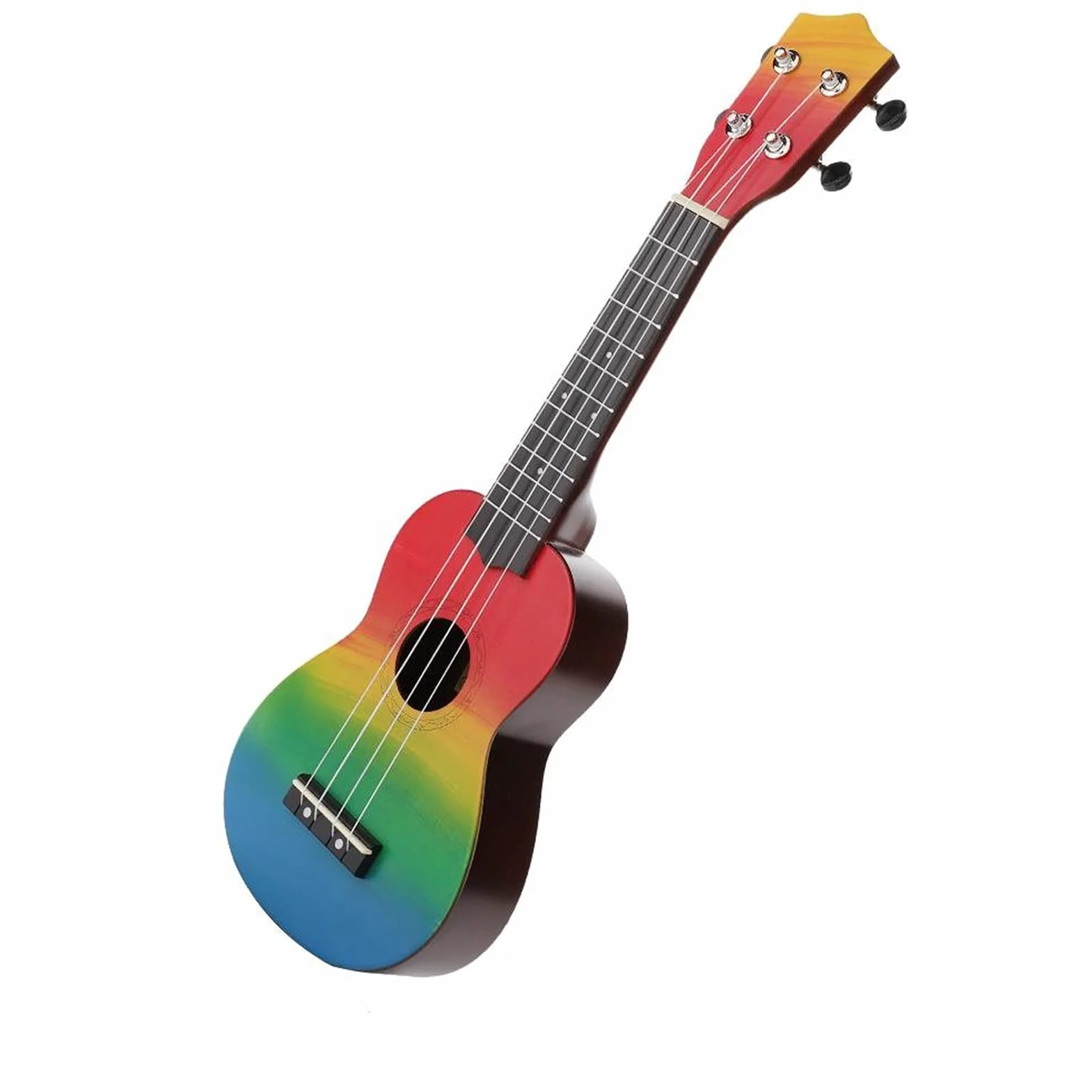 Ukulele 21 Pollici Ukulele in Legno 4 Corde Chitarra Portatile 21 '' Chitarra Chitarra Mini Chitarre per Principianti Regalo per Bambini Concerto Ukulele