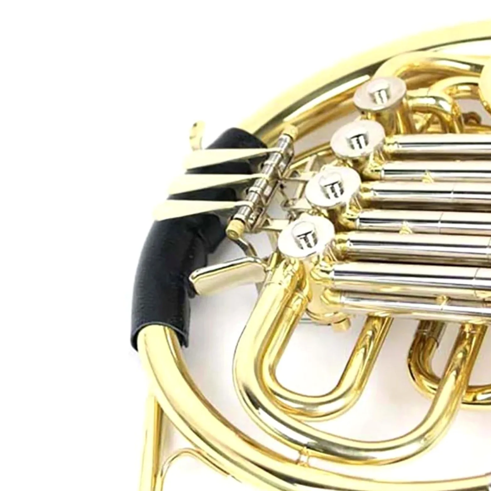Accessori Professionali per Corno Francese Paramano In Pelle Nera Per Corno Francese Strumenti Musicali In Ottone Accessori Per Corno Francese