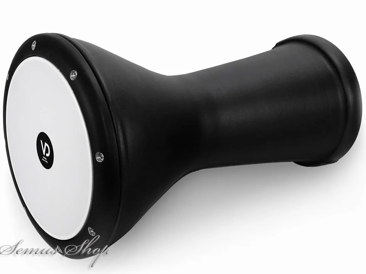 BASS Darbuka - Tamburo orientale professionale con rivestimento in pelle, accessori inclusi