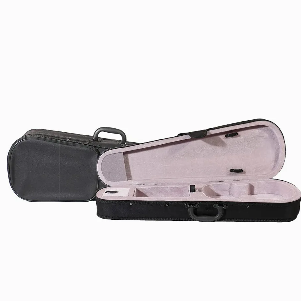 ffalstaff V01 Violino Laminato Finitura Lucida 4/4 - Completo di Archetto, Custodia con Manico e Spallacci e Blocchetto di Colofonia