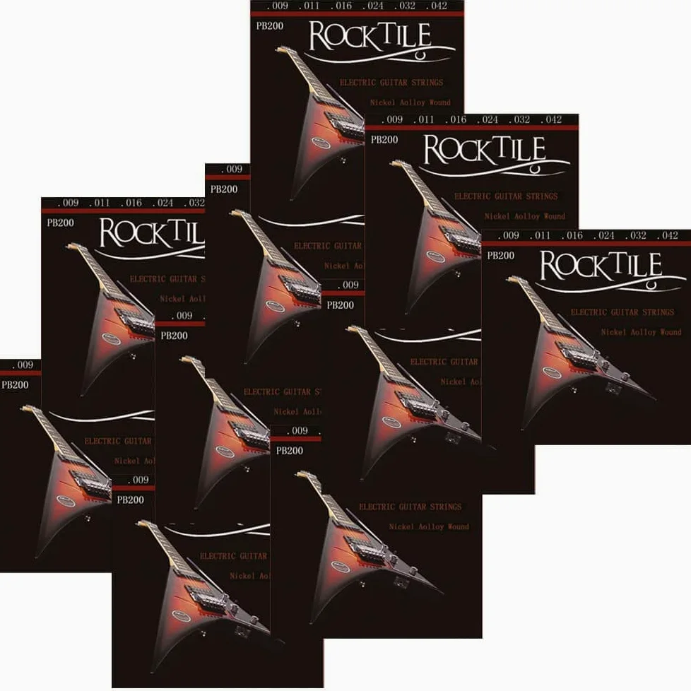 Rocktile Corde per Chitarra Elettrica Super Light Confezione da 10