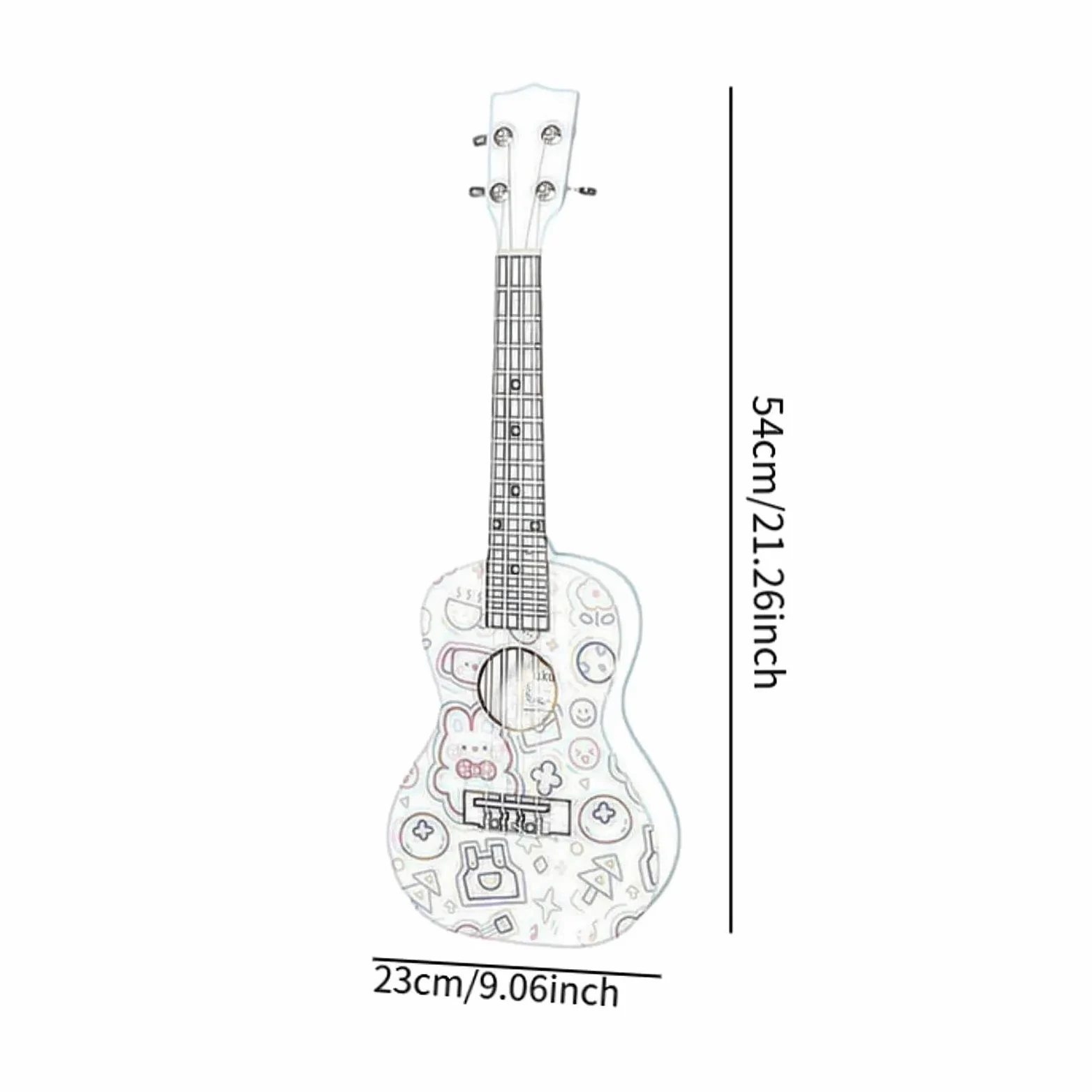 Ukulele Per Principianti Ukulele In Legno Per Principianti Di Piccole Dimensioni Portatile Perfetto Per I(3)