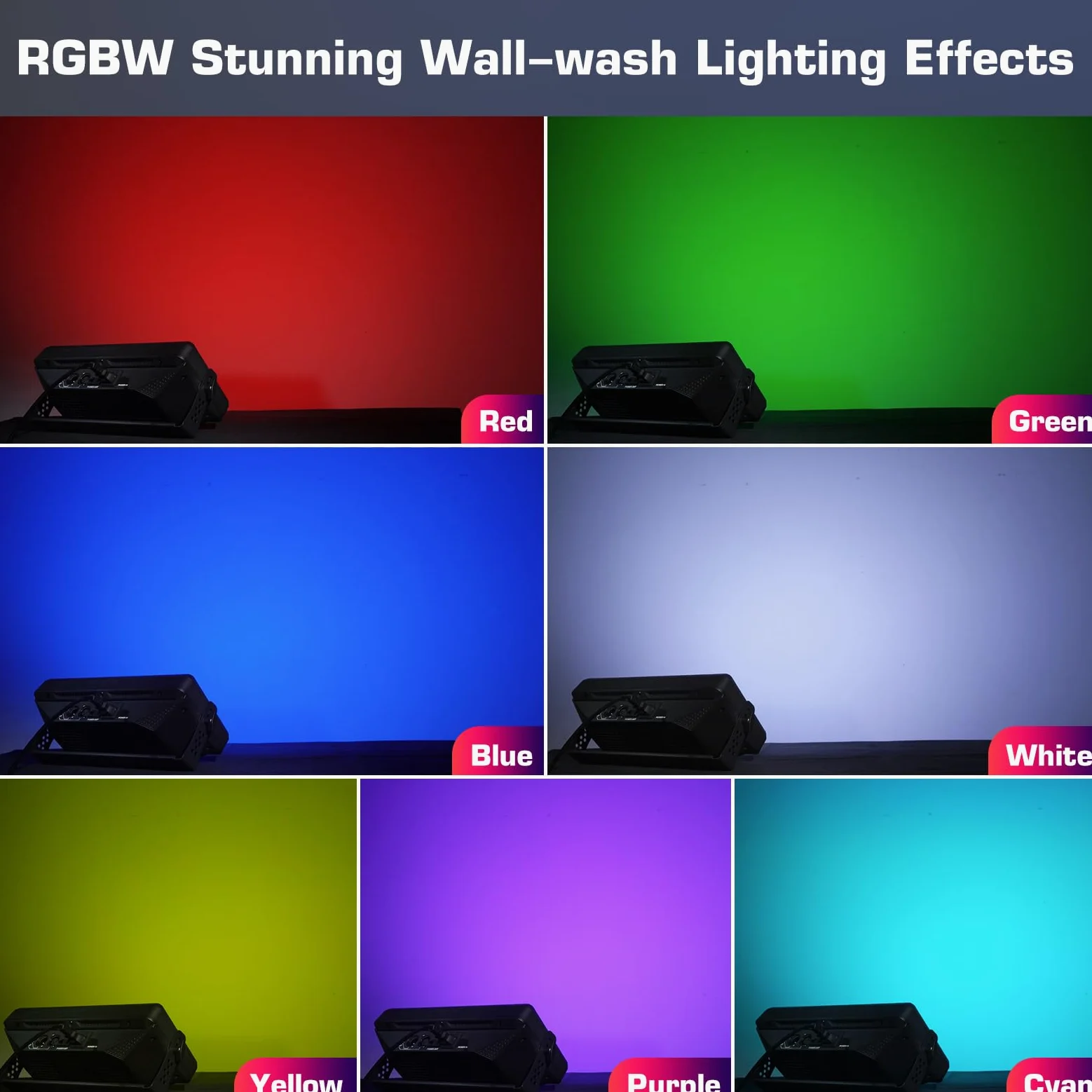 150W Luci Stroboscopica Fulmine con Telecomando, Illuminazione di Sfondo, 270 RGB + 180 Bianco LEDs Effetti Luce, Luce da Palcoscenico per Feste DJ Bar Spettacoli Teatrali Discoteca, 4 pezzo