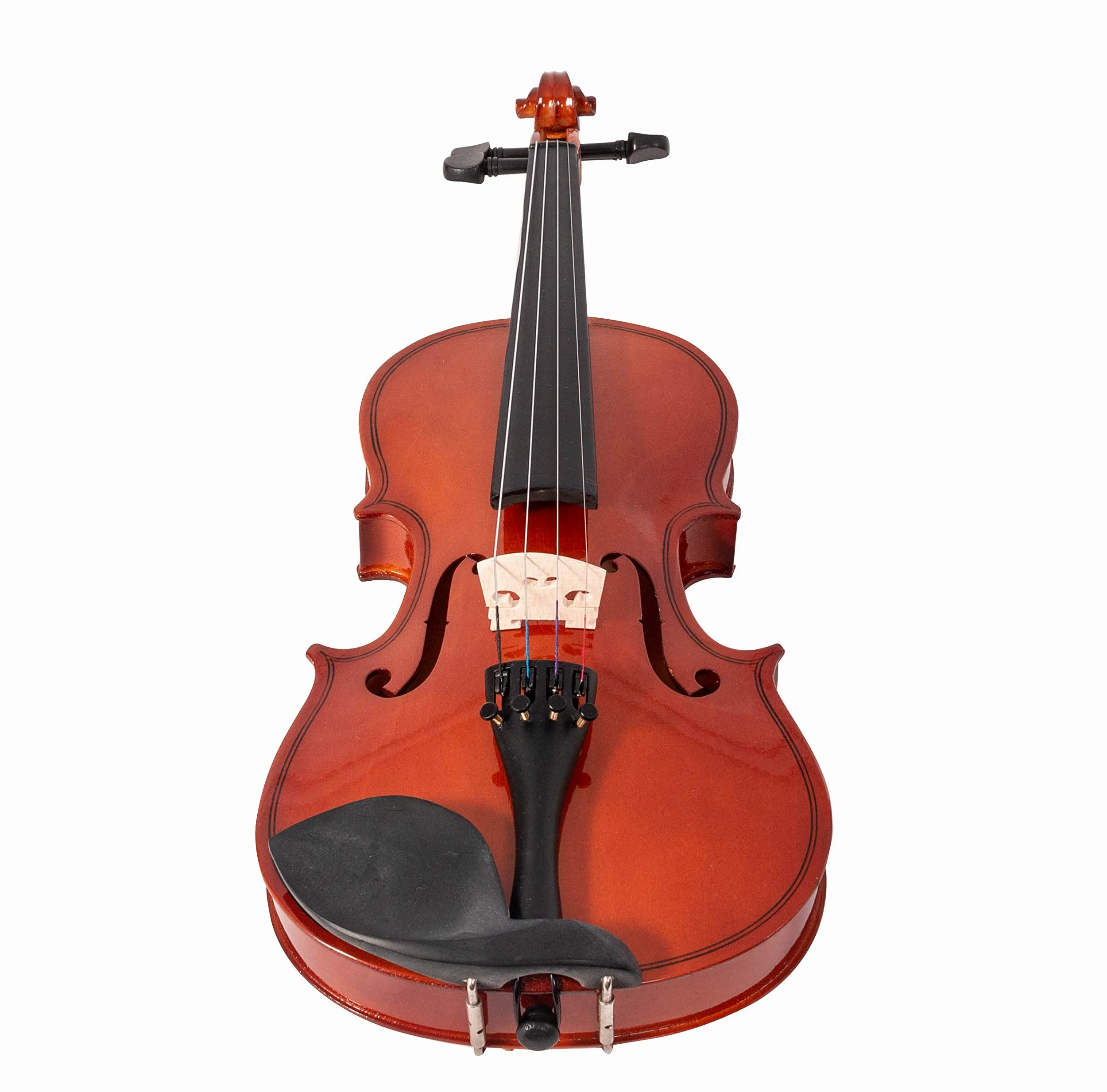 ffalstaff V01 Violino Laminato Finitura Lucida 4/4 - Completo di Archetto, Custodia con Manico e Spallacci e Blocchetto di Colofonia