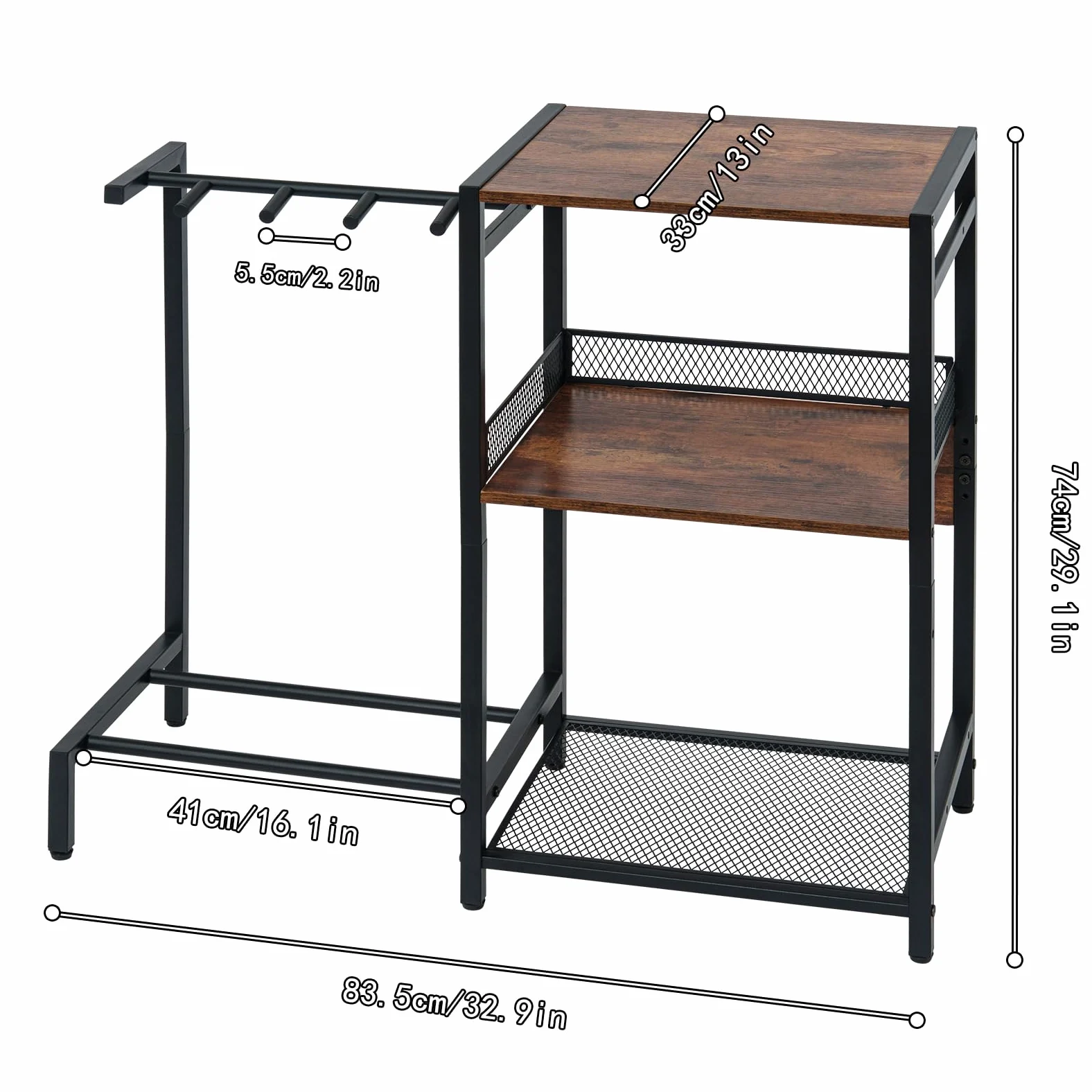 Supporto per chitarra, supporto per chitarre multiple fino a 3, supporto per giradischi in vinile a 3 livelli, rack per acustica, basso, ukulele, amplificatore, supporto per giradischi per