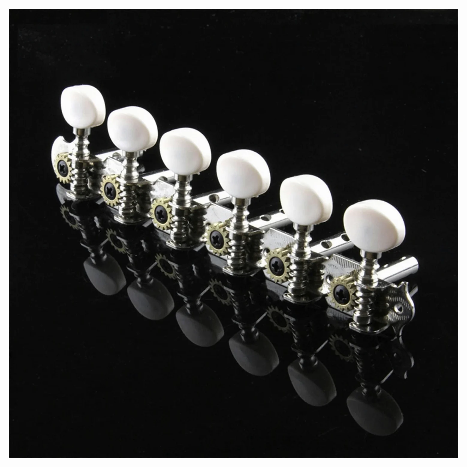Accordatura Corde Chitarra Tuning String Tuning Chiavi di Chitarra Aperta 6R Knobs per Chitarra per Chitarra A 12 Corde per Chitarre Classiche/acustiche