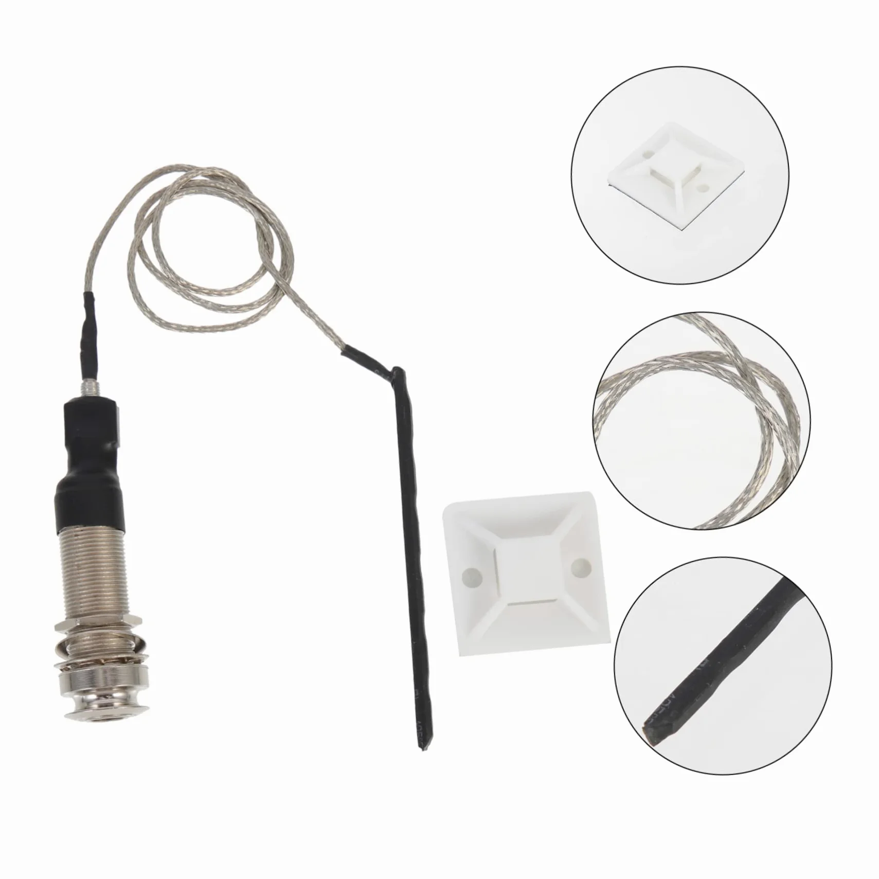 TOYANDONA 5pezzi Pickup Acustico Piezoelettrico Per Chitarra Strumento Musicale Multifunzionale Senza Batteria Design Facile Da Usare Accessorio Per Chitarra Folk e Ukulele Cattura Suono e