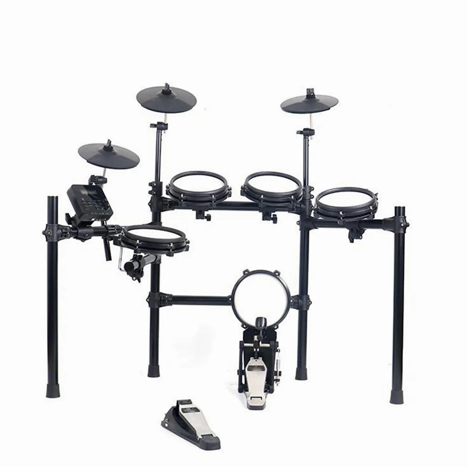 Batteria Elettronica Professionale Batteria Elettronica Professionale Performance Mesh Set di Cinque Tamburi e Tre Piatti Batteria Elettronica