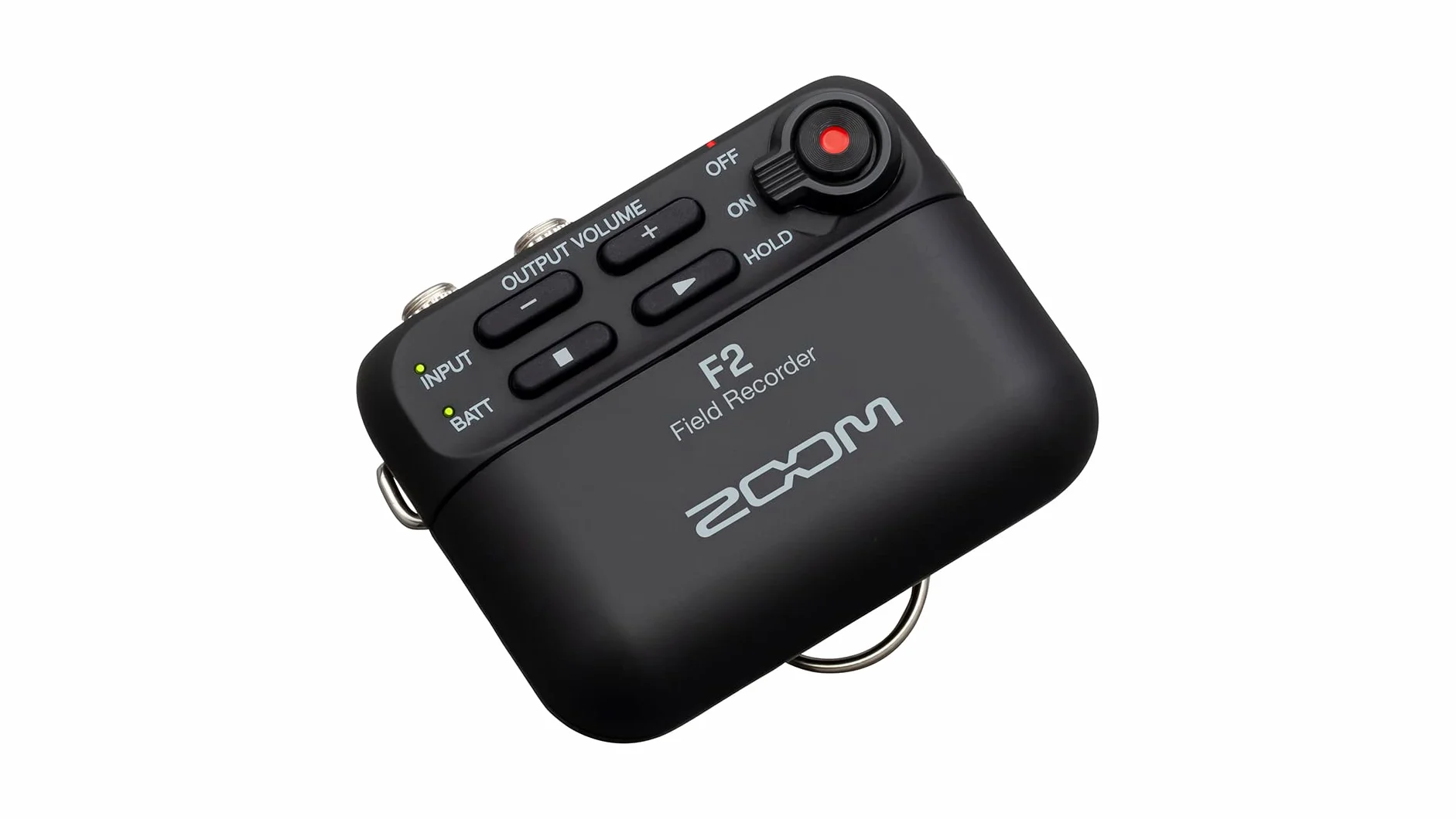 Zoom F2/B Field Recorder e Microfono Lavalier, Nero