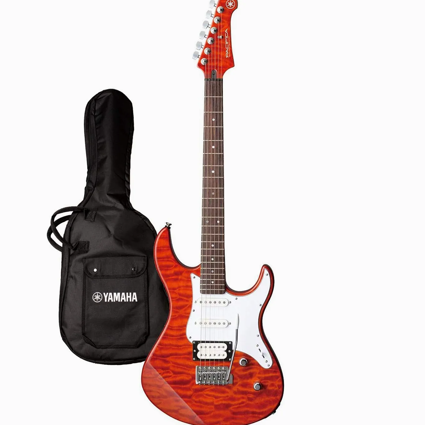 Yamaha Pacifica 212VQM - Chitarra elettrica, colore: Marrone caramello