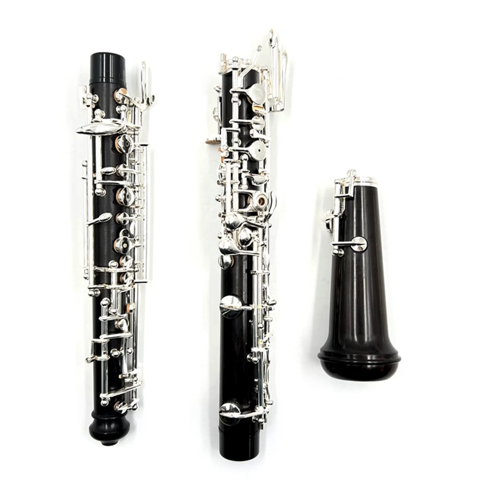 Oboe Pulsante Argentato Oboe Strumento Musicale Studente Tipo di Performance Professionale Ebano Automatico Oboe