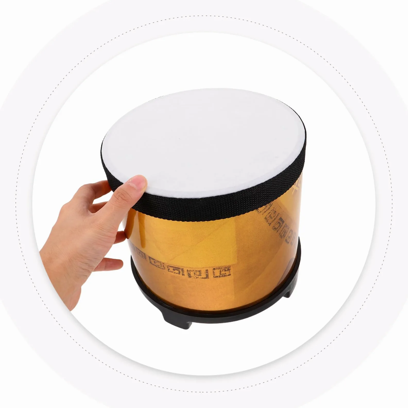 UPKOCH Tamburo Tom Mano per Ragazzo Ragazza Ragazza Strumento Orff per Educazione Musicale Precoce Include Mazza Giocattolo Percussione per Casa e Scuola Materna