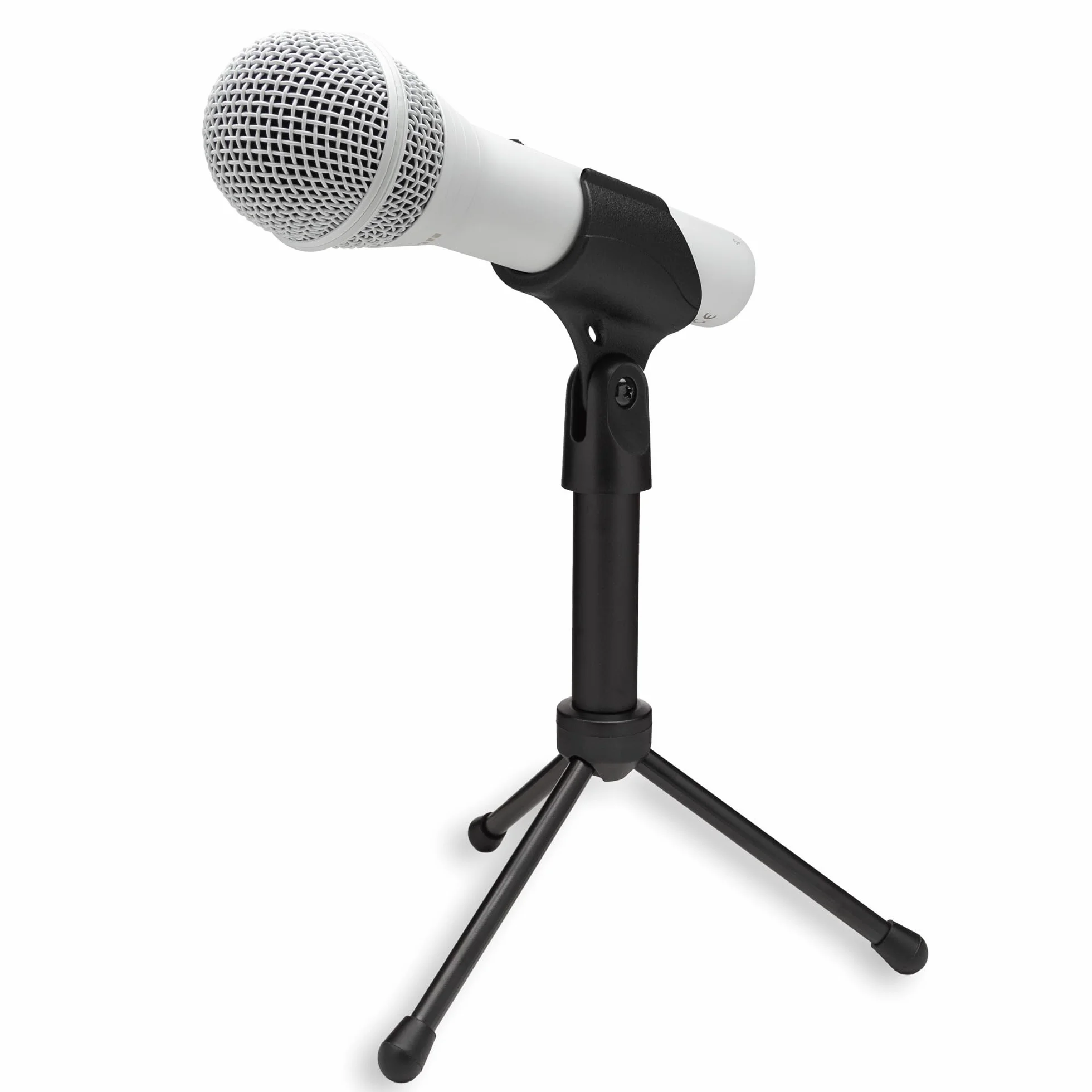Samson Q2U - Microfono dinamico palmare USB e XLR con cardioide modello polare per podcasting e live streaming, colore: bianco