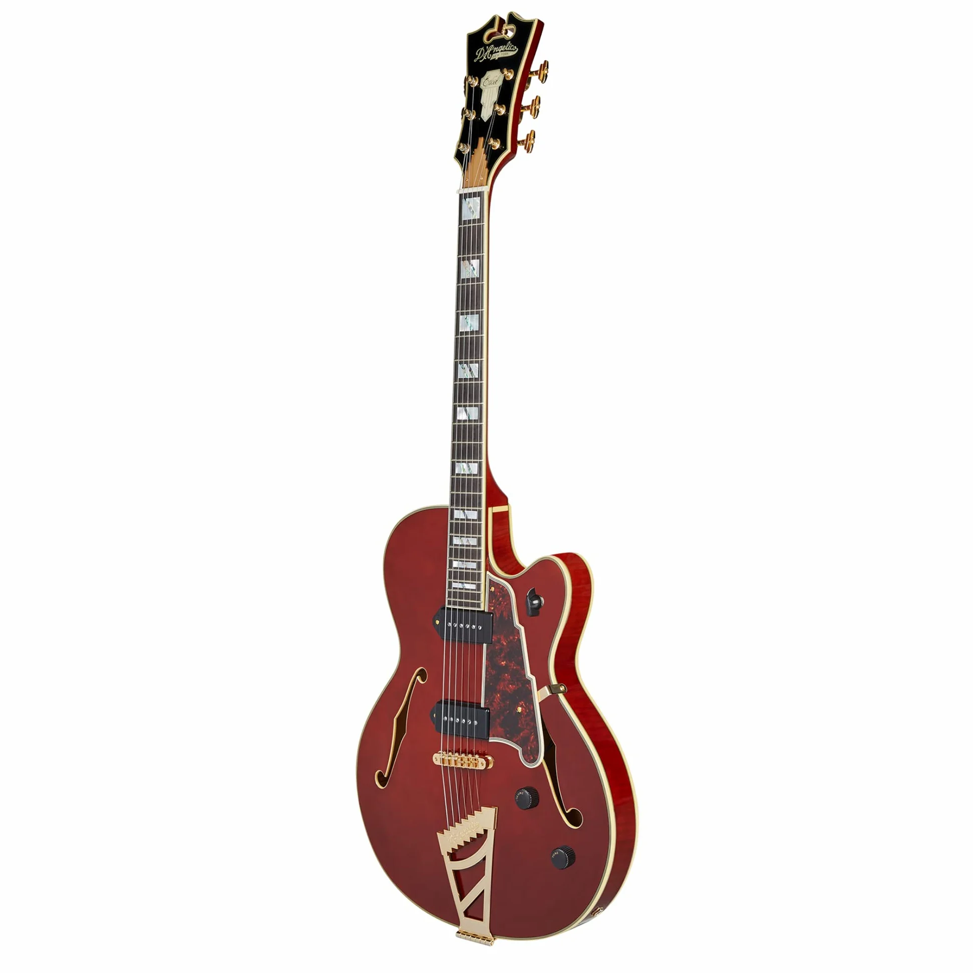 D'Angelico Excel 59 Viola Semi-Acoustic Guitar with Case